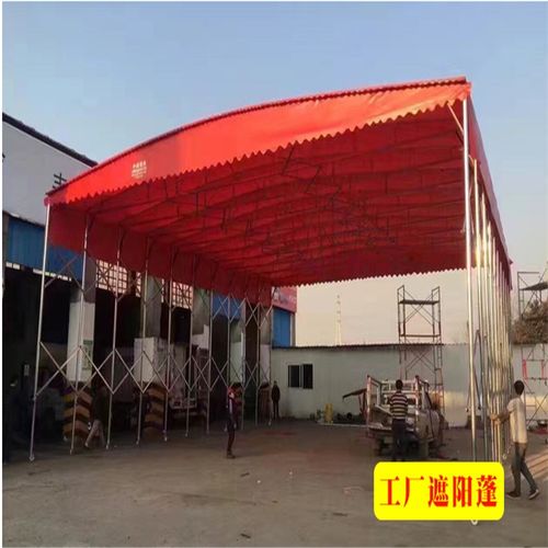 河南鶴壁推拉式伸縮雨棚 寬度選擇與貨場蓋布應用指南